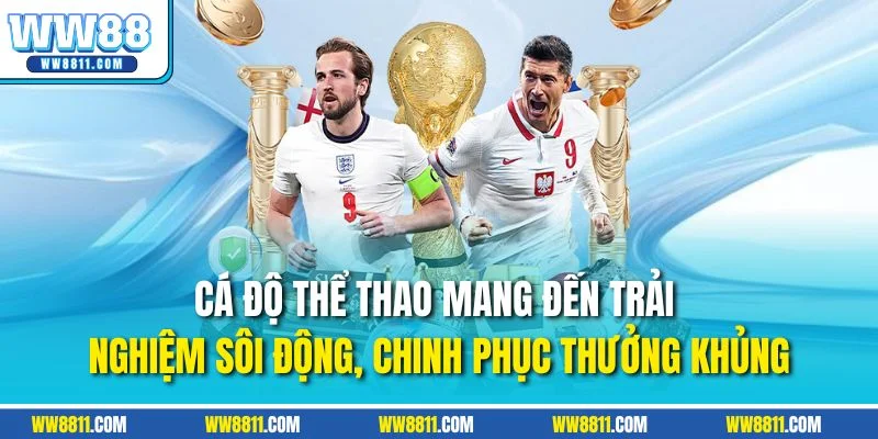 Cá độ thể thao mang đến trải nghiệm sôi động, chinh phục thưởng khủng